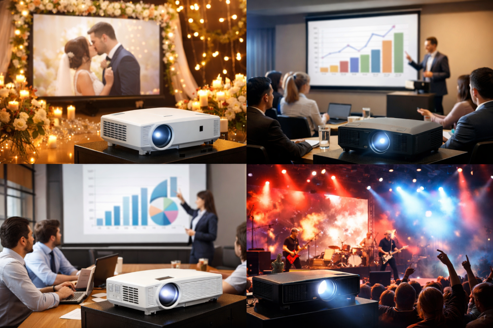 Как выбрать проектор для мероприятия: свадьба, конференция, презентация, концерт